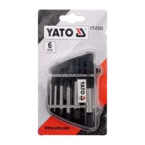 102 set extractor de pernos cortados 6 piezas yato